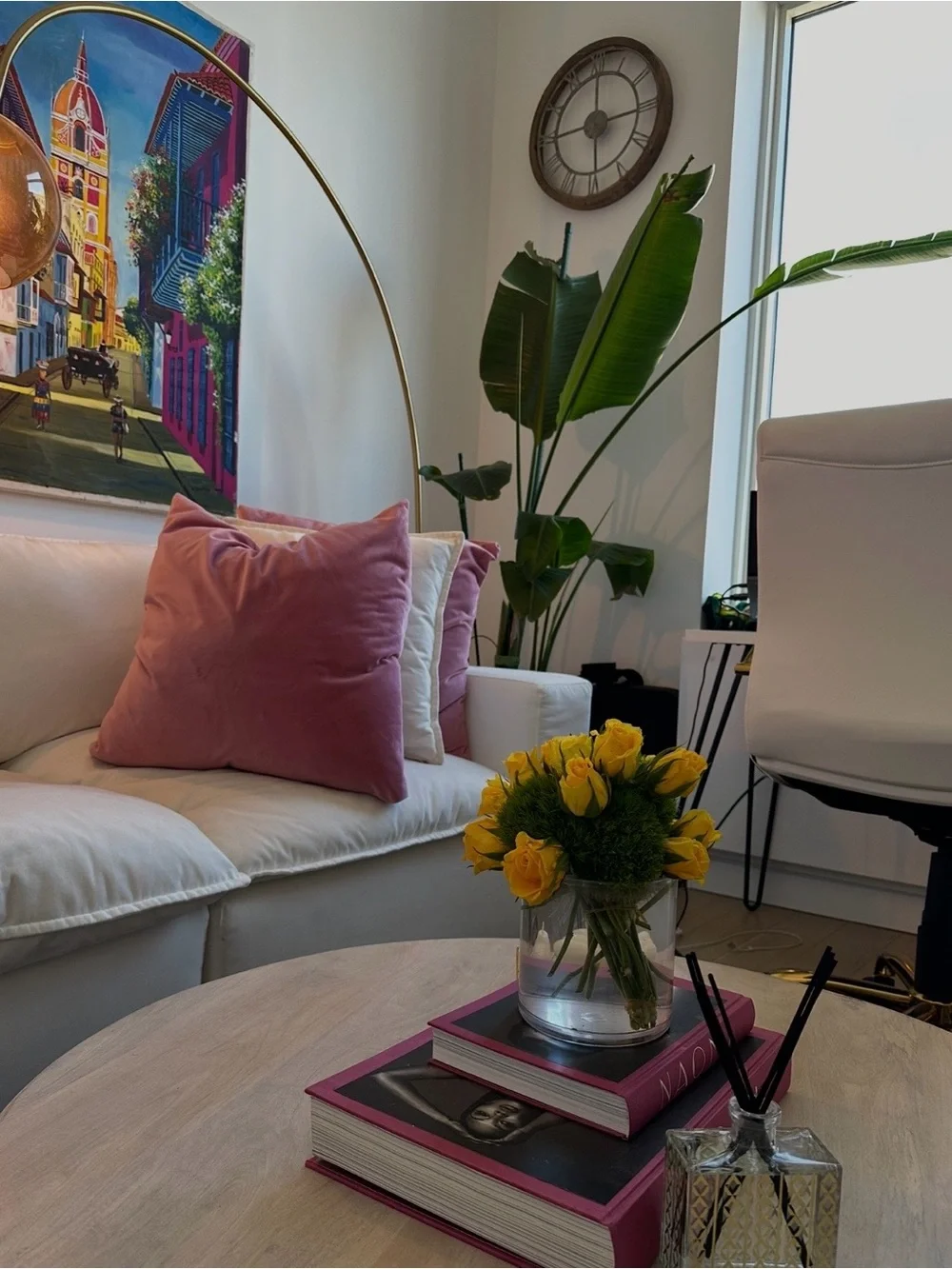 Set of 4 Pink Velvet Throw Pillow Covers + Inserts